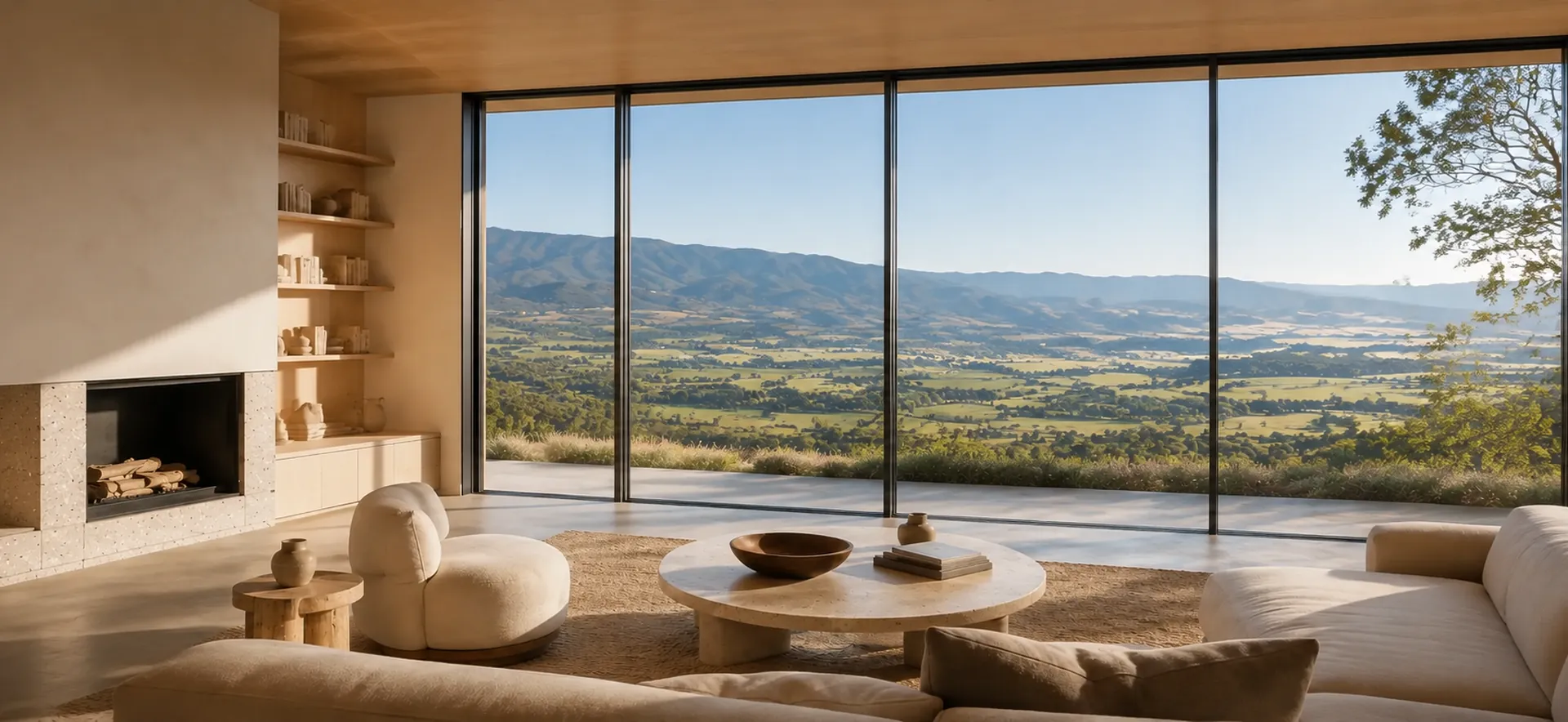 Drafting Services Drafting Services Sydney — giantA open-plan living documentation floor-to-ceiling windows mountain view